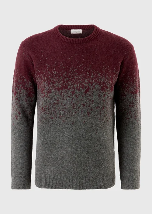 Burgundy Ombre Design Jumper - S Image 4