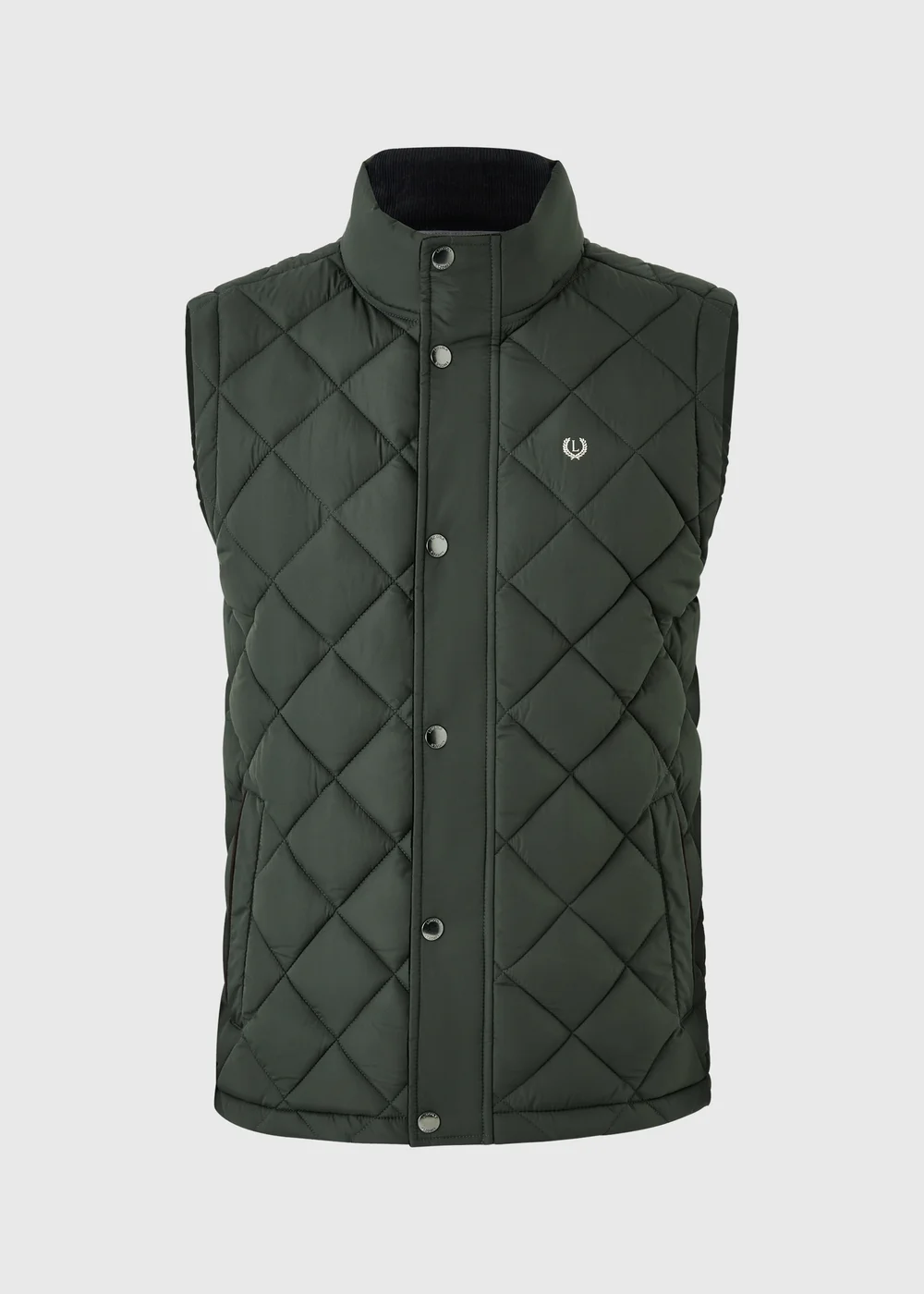 Lincoln Khaki Quilted Gilet - 3XL Image 5