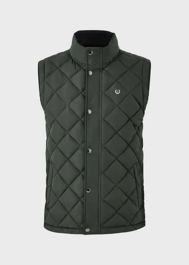 Lincoln Khaki Quilted Gilet