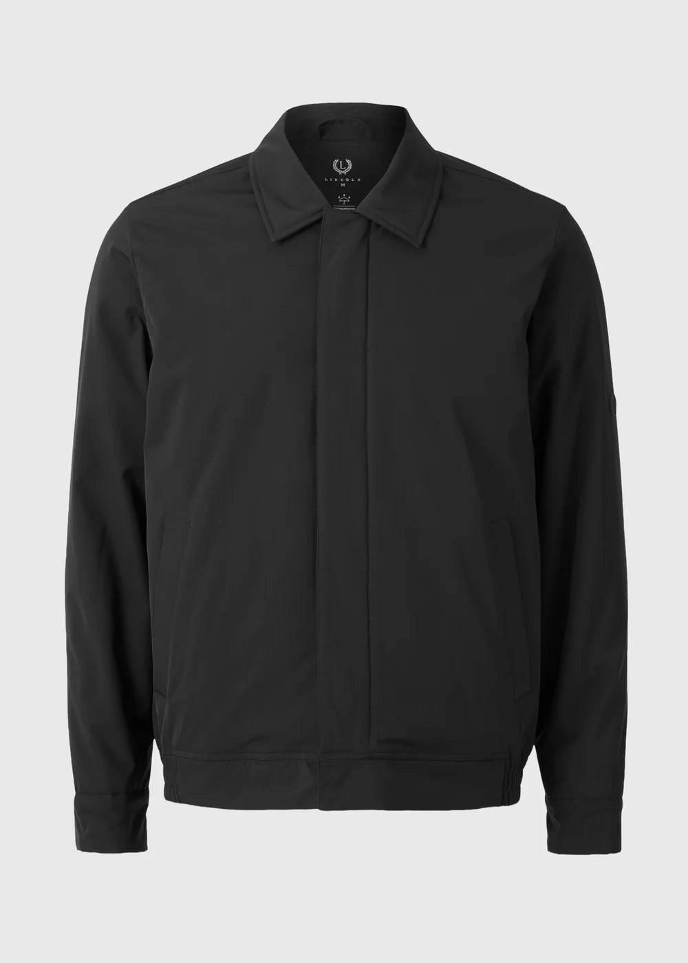 Lincoln Black Harrington Smart Collar Jacket - S Image 4
