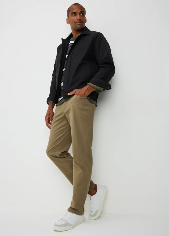 Lincoln Black Harrington Smart Collar Jacket