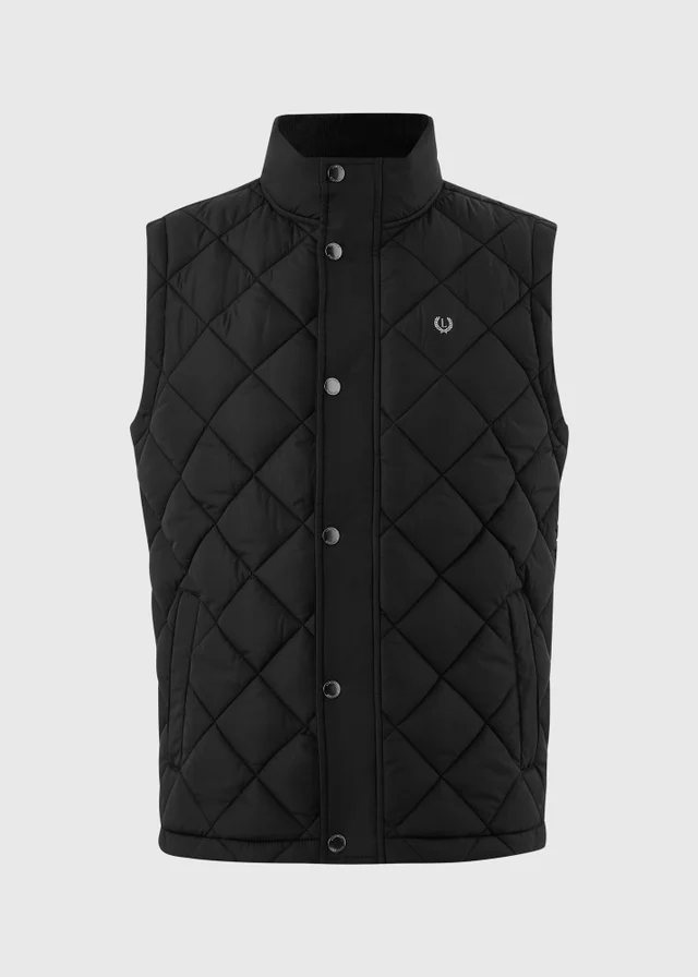 Lincoln Black Quilted Gilet