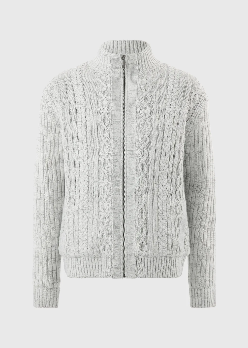 Ecru Heavyweight Borg Cardigan - S Image 5