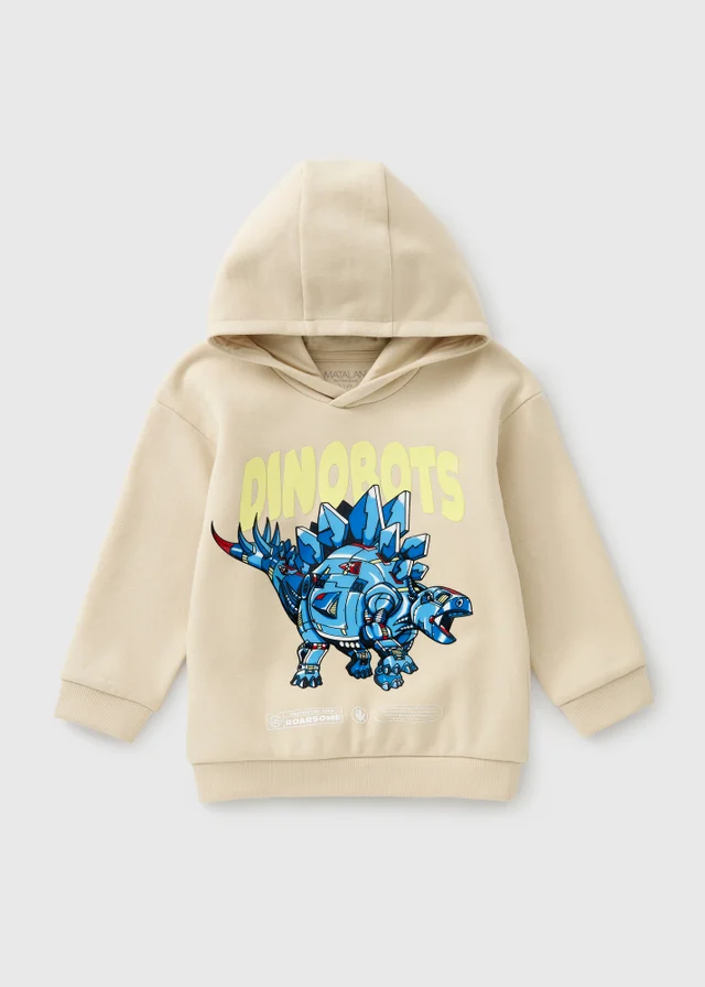 Boys Stone Dinosaur Hoodie (1-8yrs)