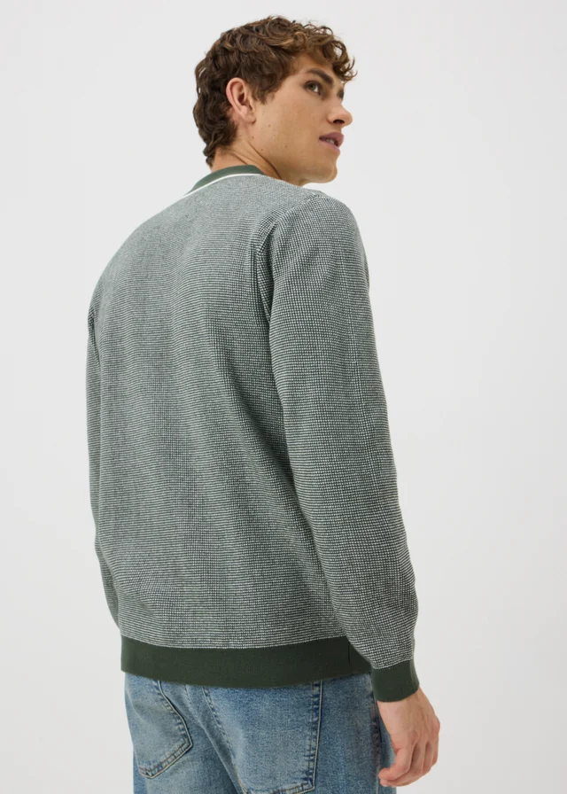 Khaki Smart Birdseye Polo Shirt