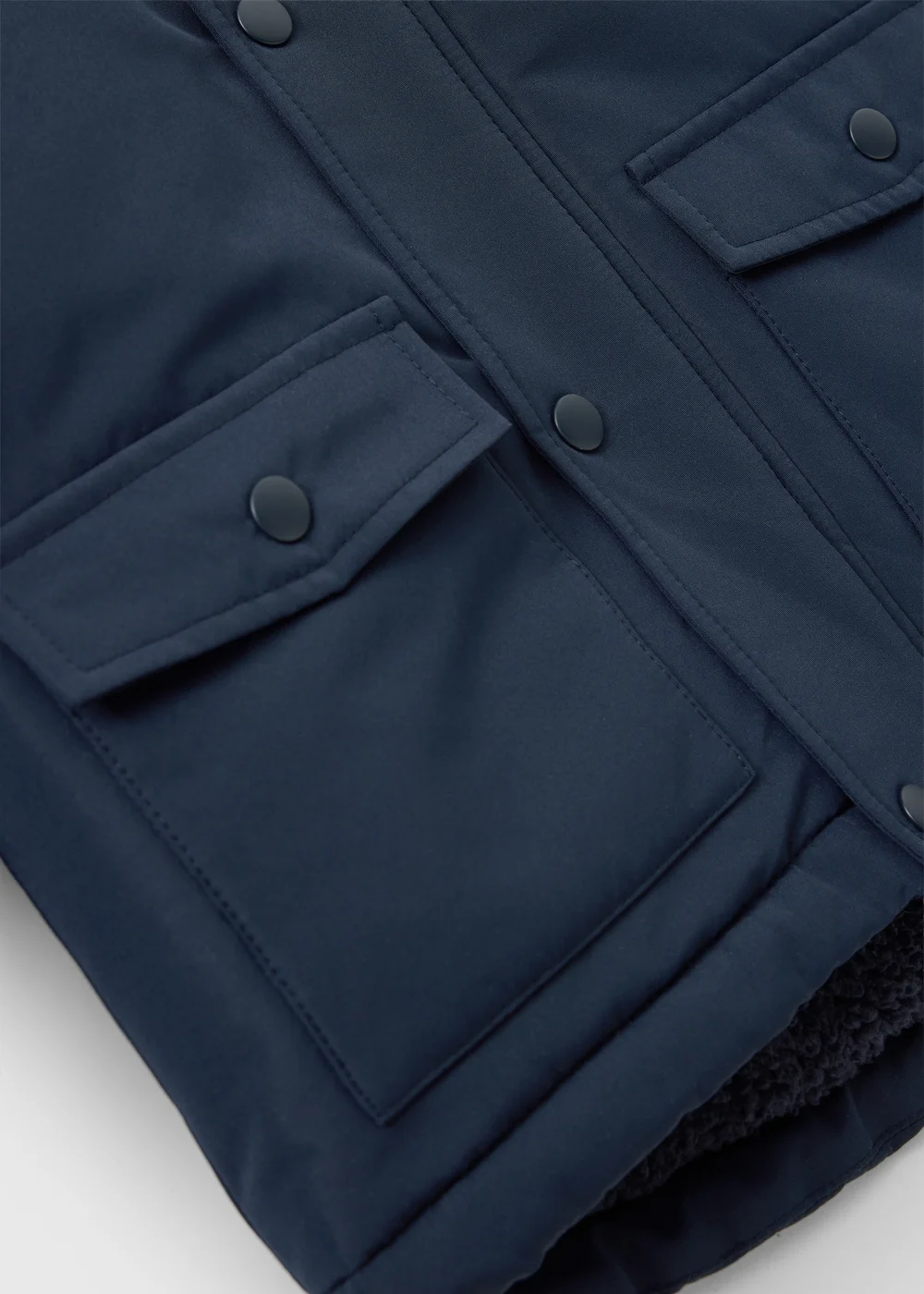 Boys Navy Heritage Parka Coat (1-8yrs) - 1-1.5 Yrs Image 2