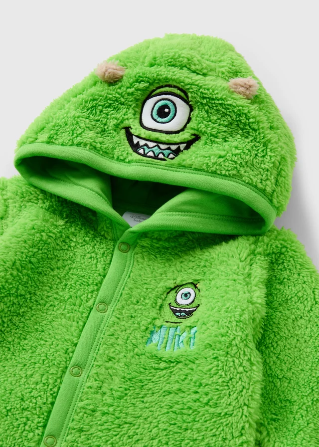 Disney Monsters Inc. Baby Green Mike Wazowski Pramsuit (0-18mths)