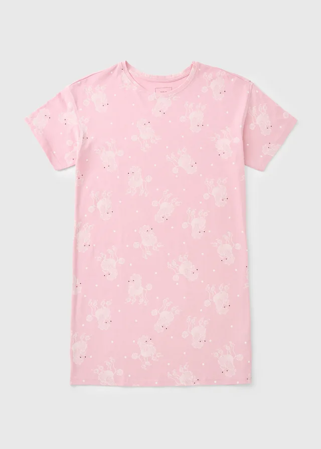 Pink Poodle Nightie