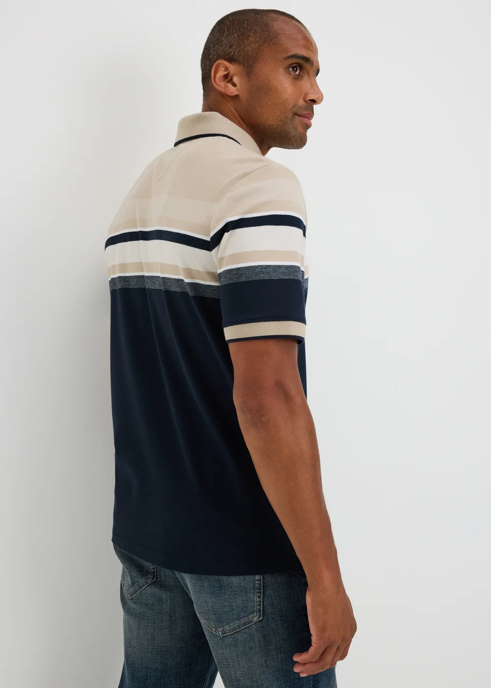 Lincoln Stone Block Polo Shirt - S Image 2