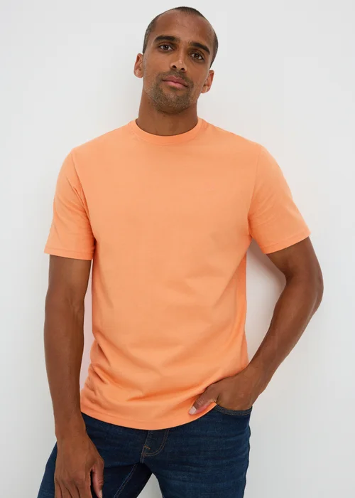 Lincoln Orange Crew Neck T-Shirt - S Image 1