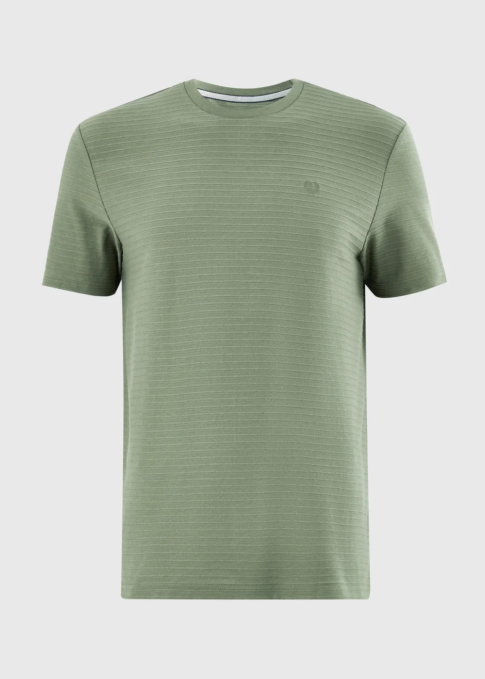 Lincoln Khaki Textured T-Shirt - S Image 4