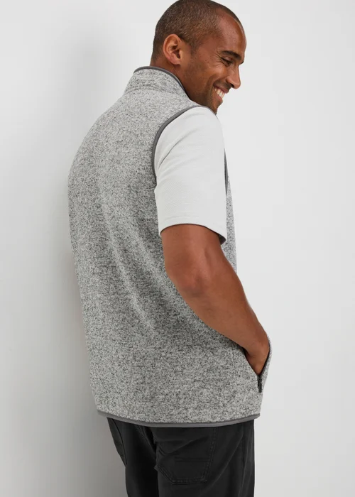 Lincoln Grey Fleece Gilet - S Image 2