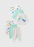 3 Pack Boys Oatmeal Dinosaur Pyjamas (1-7yrs) - 1-1.5 Yrs Image 1