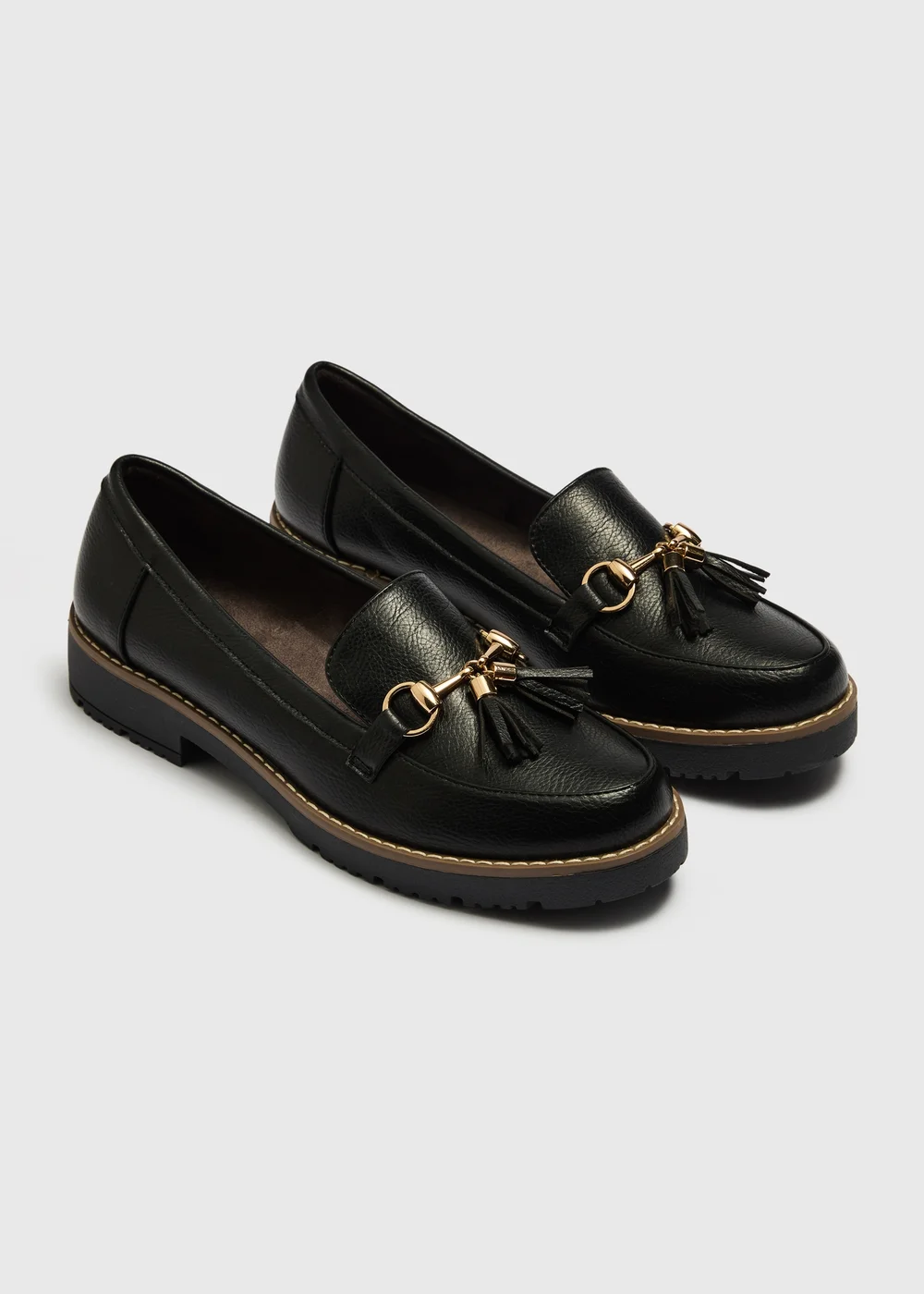 Soleflex Black Tassel Loafers - 4 Image 1