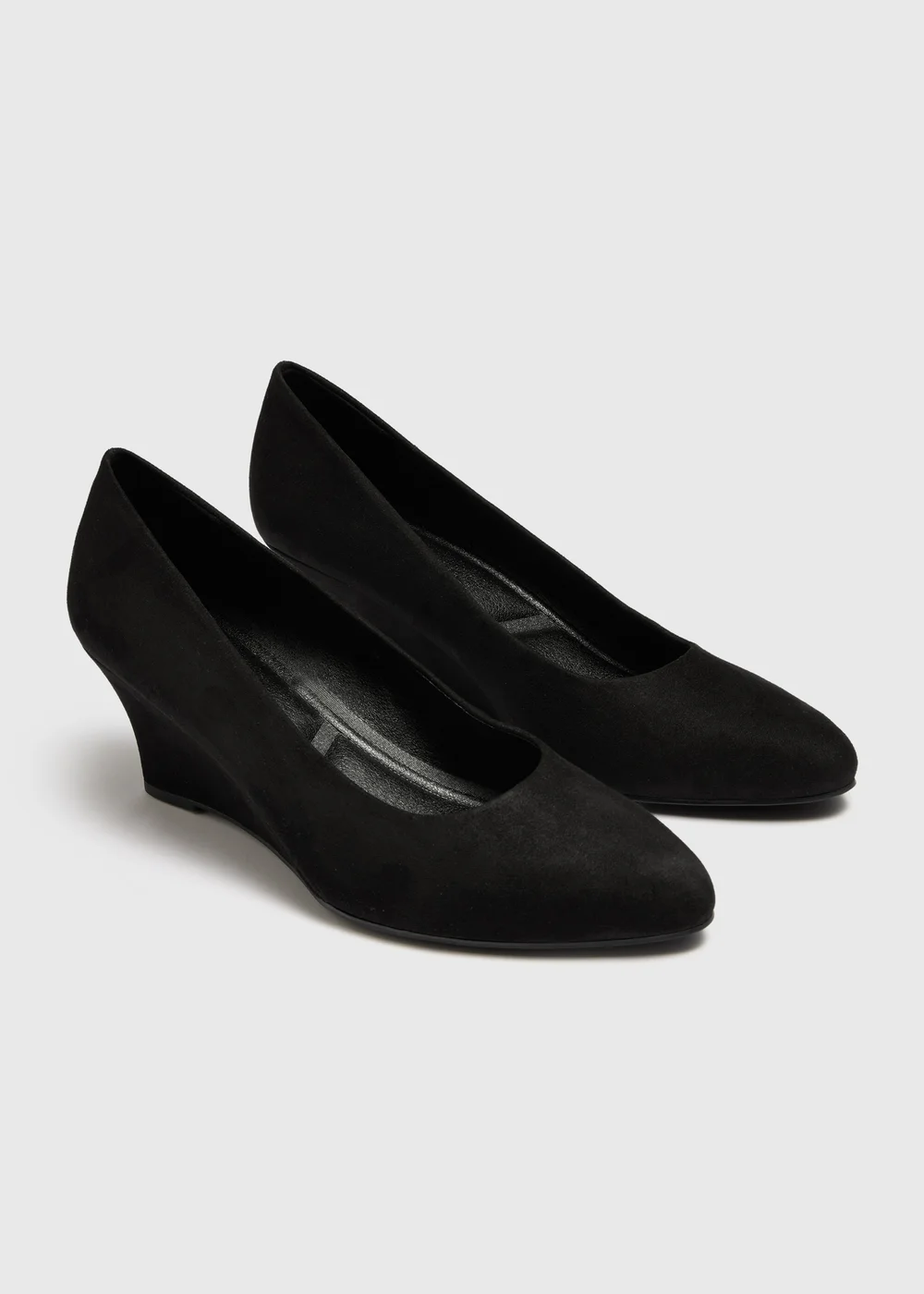 Black Wedge Heels - 3 Image 1