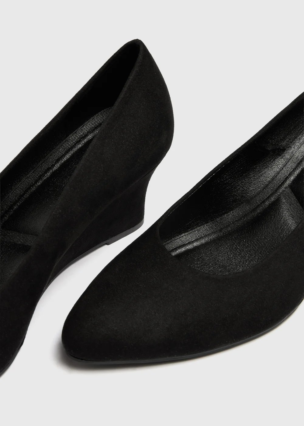 Black Wedge Heels - 3 Image 3