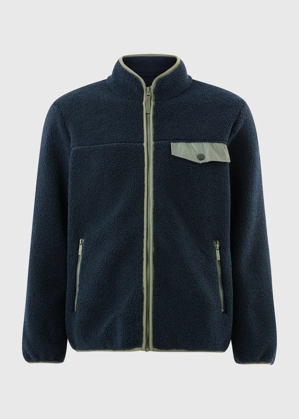 Lincoln Navy Borg Fleece - S Image 1