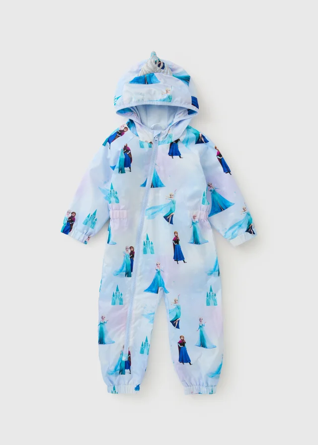 Disney Frozen Girls Blue Puddlesuit (1-9yrs)