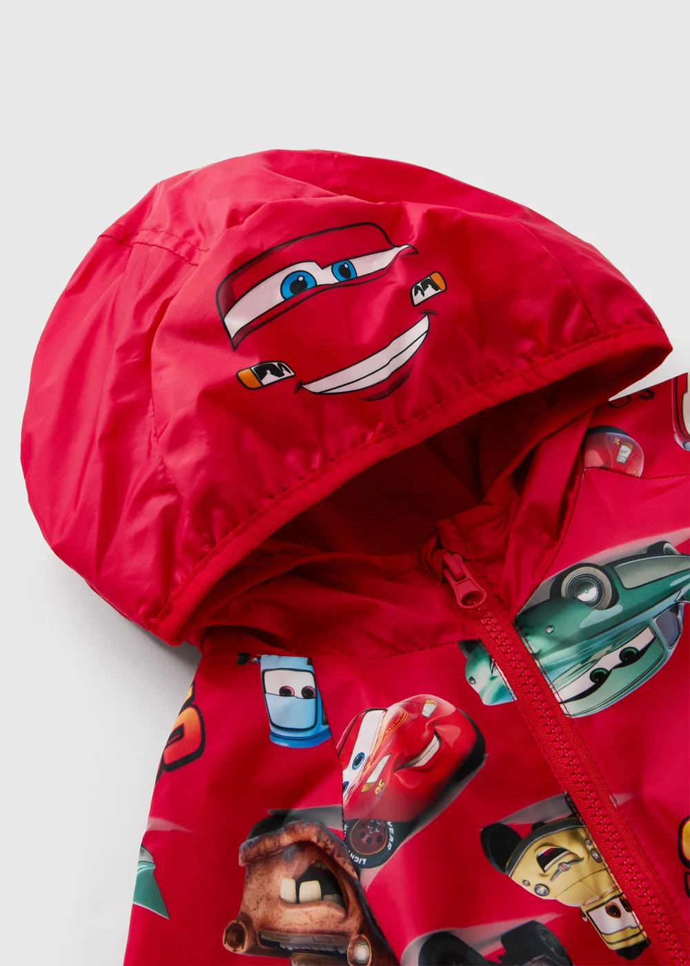 Disney Cars Kids Red Lightning McQueen Puddlesuit (1-7yrs) - 6-7 Yrs Image 2