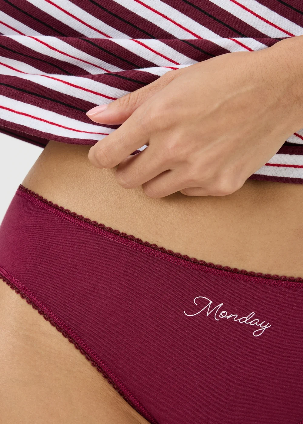 5 Pack Multicolour Days of the Week Mini Knickers - 8 Image 2