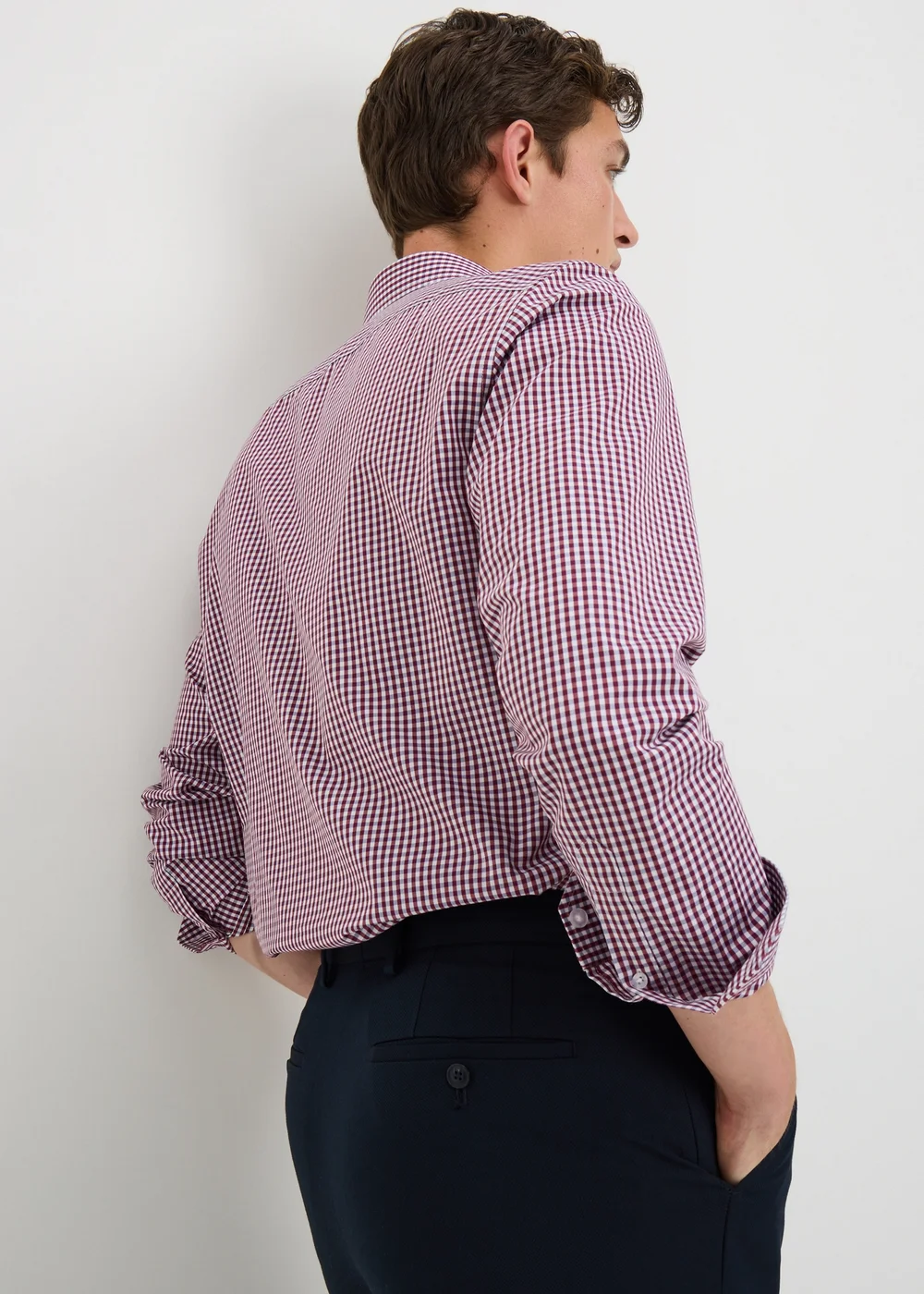 Taylor & Wright 3 Pack Multicolour Check Easy Care Regular Fit Shirts - 15 Collar Image 2
