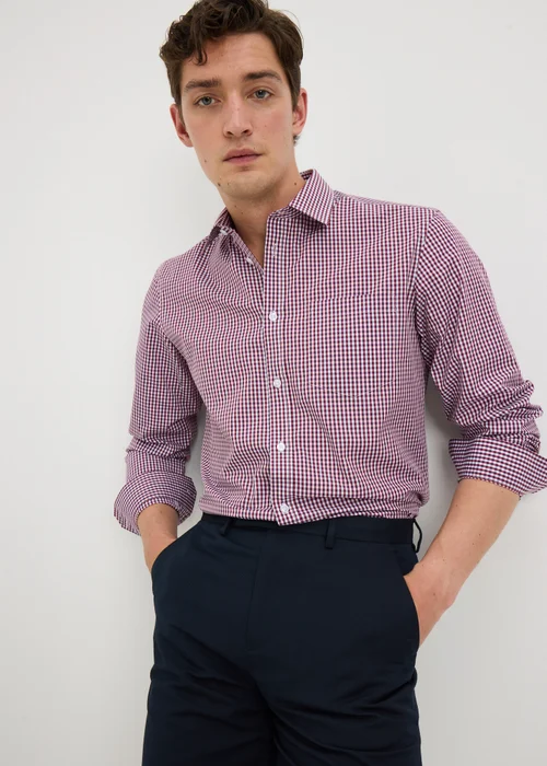 Taylor & Wright 3 Pack Multicolour Check Easy Care Regular Fit Shirts - 15 Collar Image 4