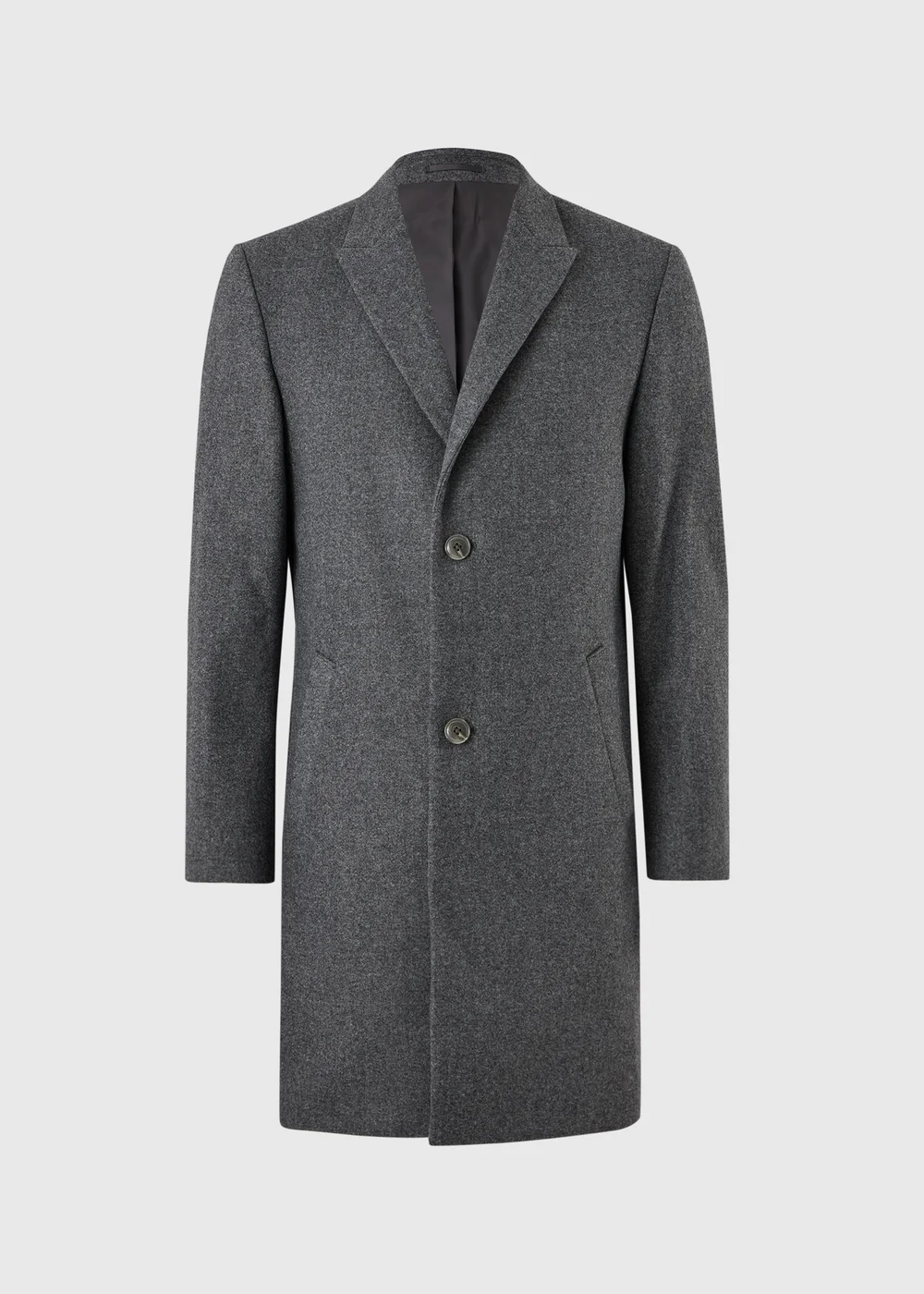 Taylor & Wright Charcoal Relaxed Overcoat - XS Image 5
