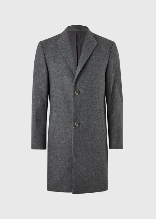 Taylor & Wright Charcoal Relaxed Overcoat - XS Image 5