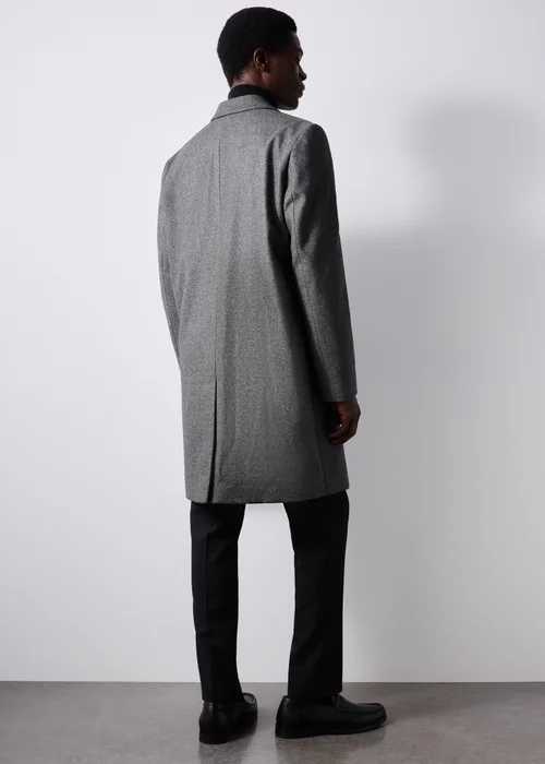 Taylor & Wright Charcoal Relaxed Overcoat - XS Image 3