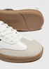 White Retro Trainers - 3 Image 2