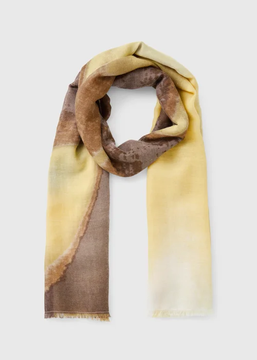 Chocolate Brown Ombre Light Scarf - One Size Image 1