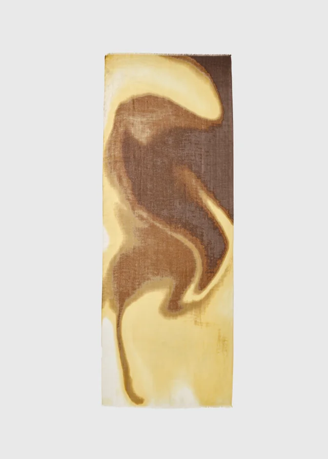 Chocolate Brown Ombre Light Scarf