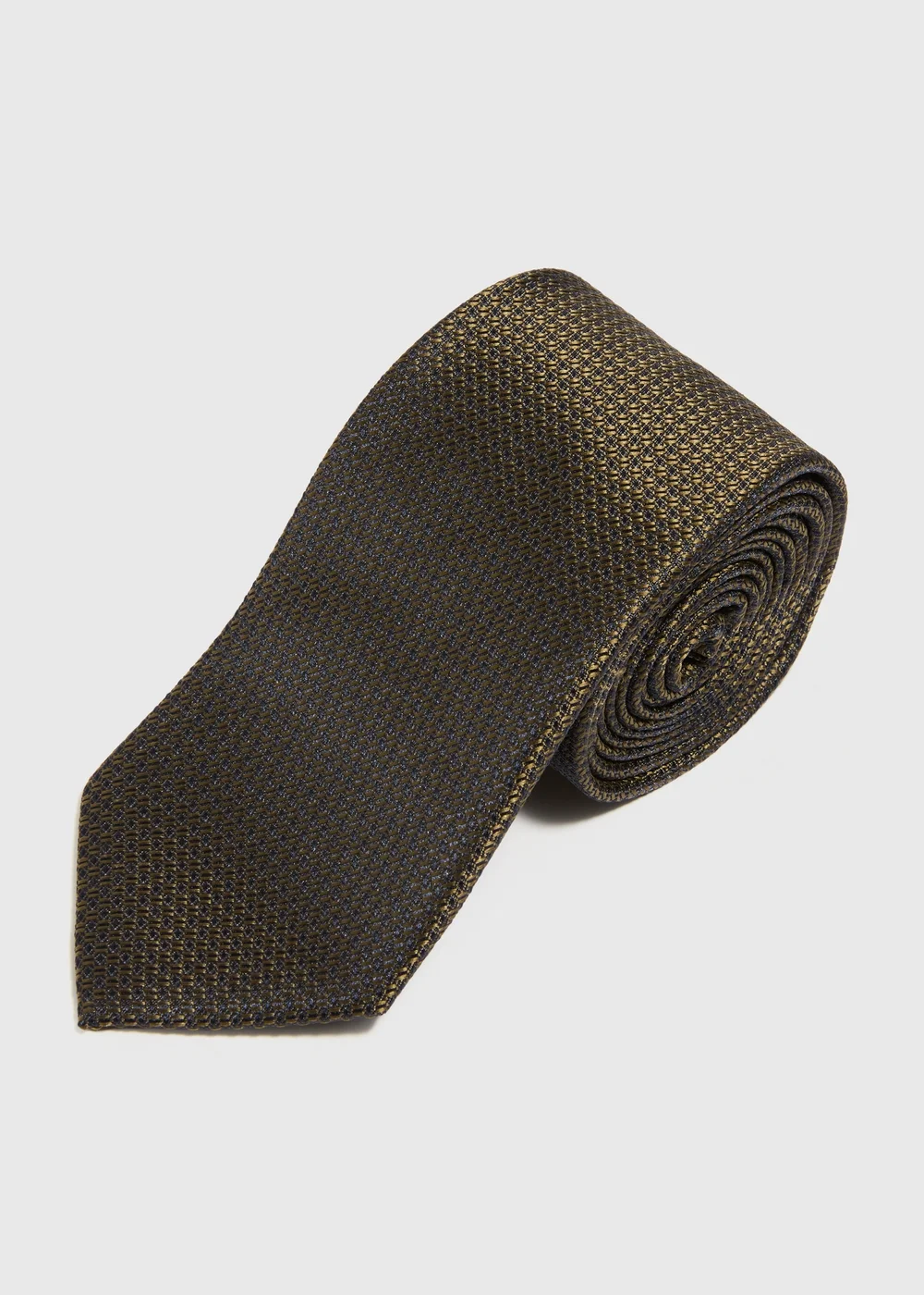 Taylor & Wright Green Textured Plain Tie - One Size Image 1