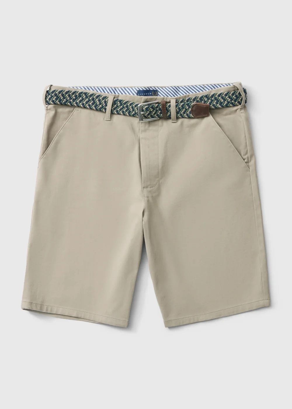 Lincoln Stone Belted Chino Shorts - 32 Image 1