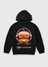 Boys Black Pumpkin Halloween Hoodie (7-15yrs) - 7 Yrs Image 1