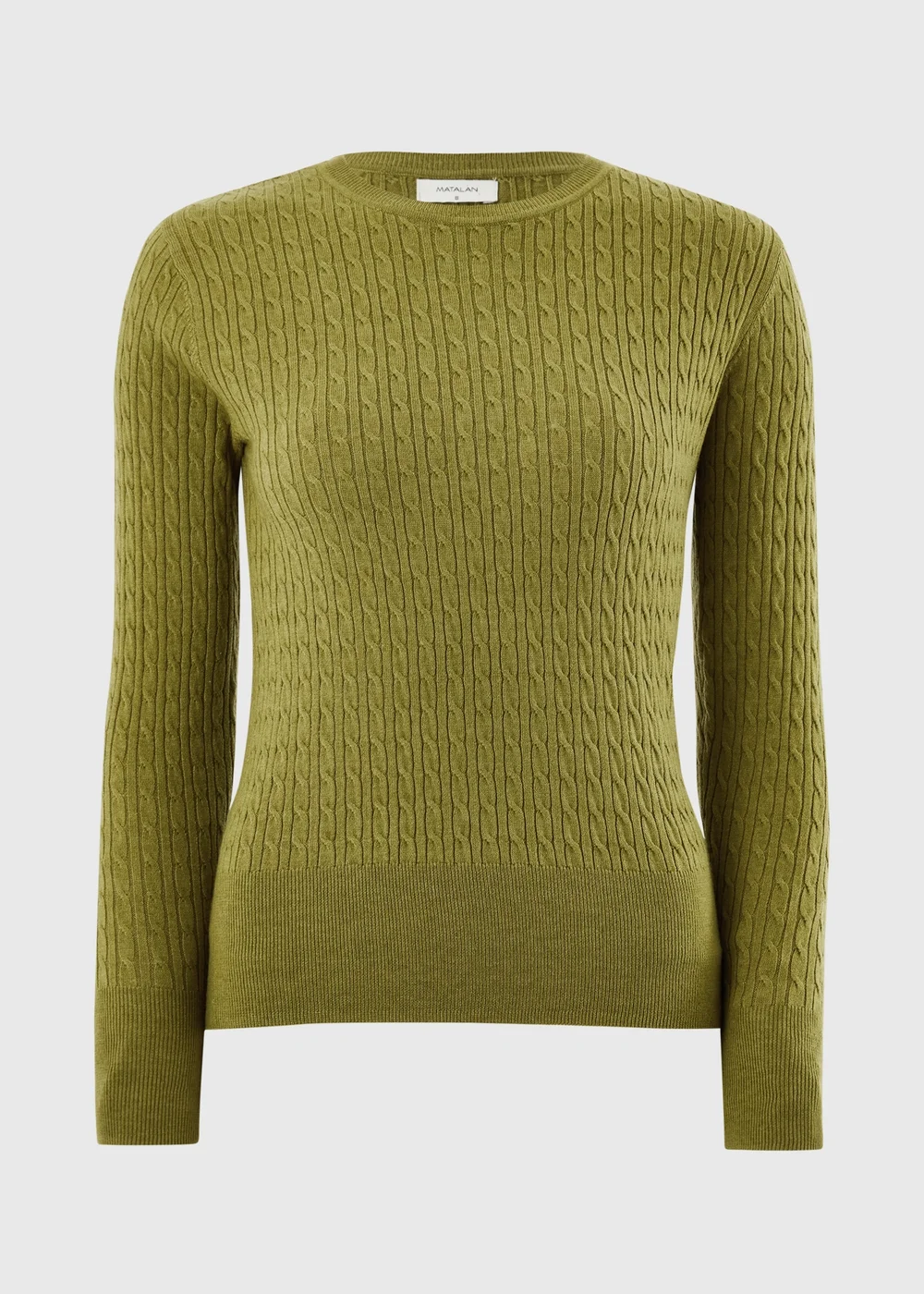 Olive Baby Cable Knit Jumper - 8 Image 3