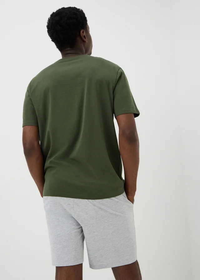 Khaki Short Pyjama Set