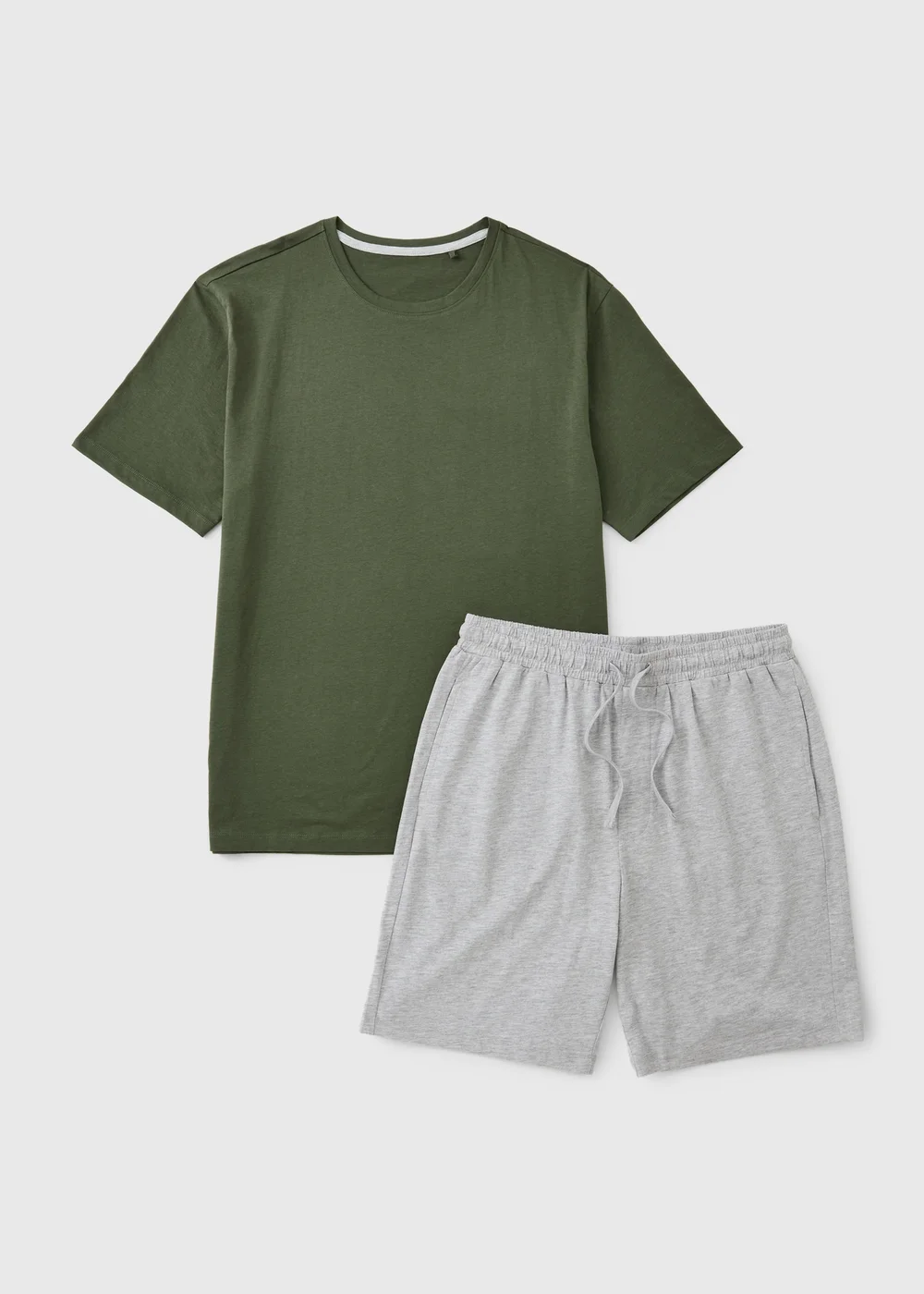 Khaki Short Pyjama Set - XS Image 3
