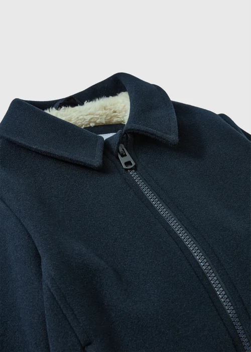 Boys Navy Smart Borg Jacket (1-8yrs) - 1-1.5 Yrs Image 2