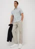 Ecru Geometric Regular Fit Short Sleeve Shirt - S Image 1
