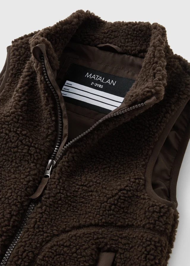 Boys Brown Borg Gilet (1-8yrs)