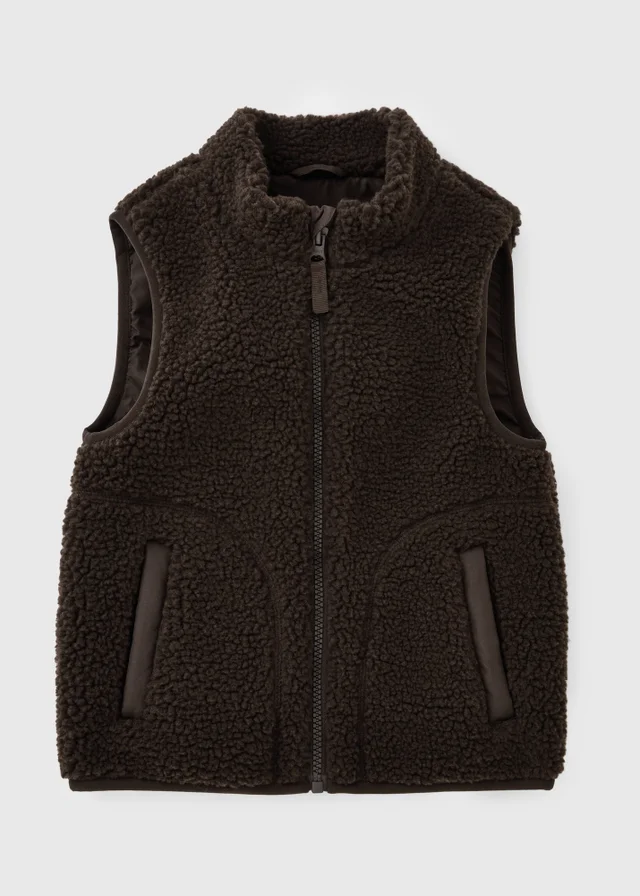 Boys Brown Borg Gilet (1-8yrs)