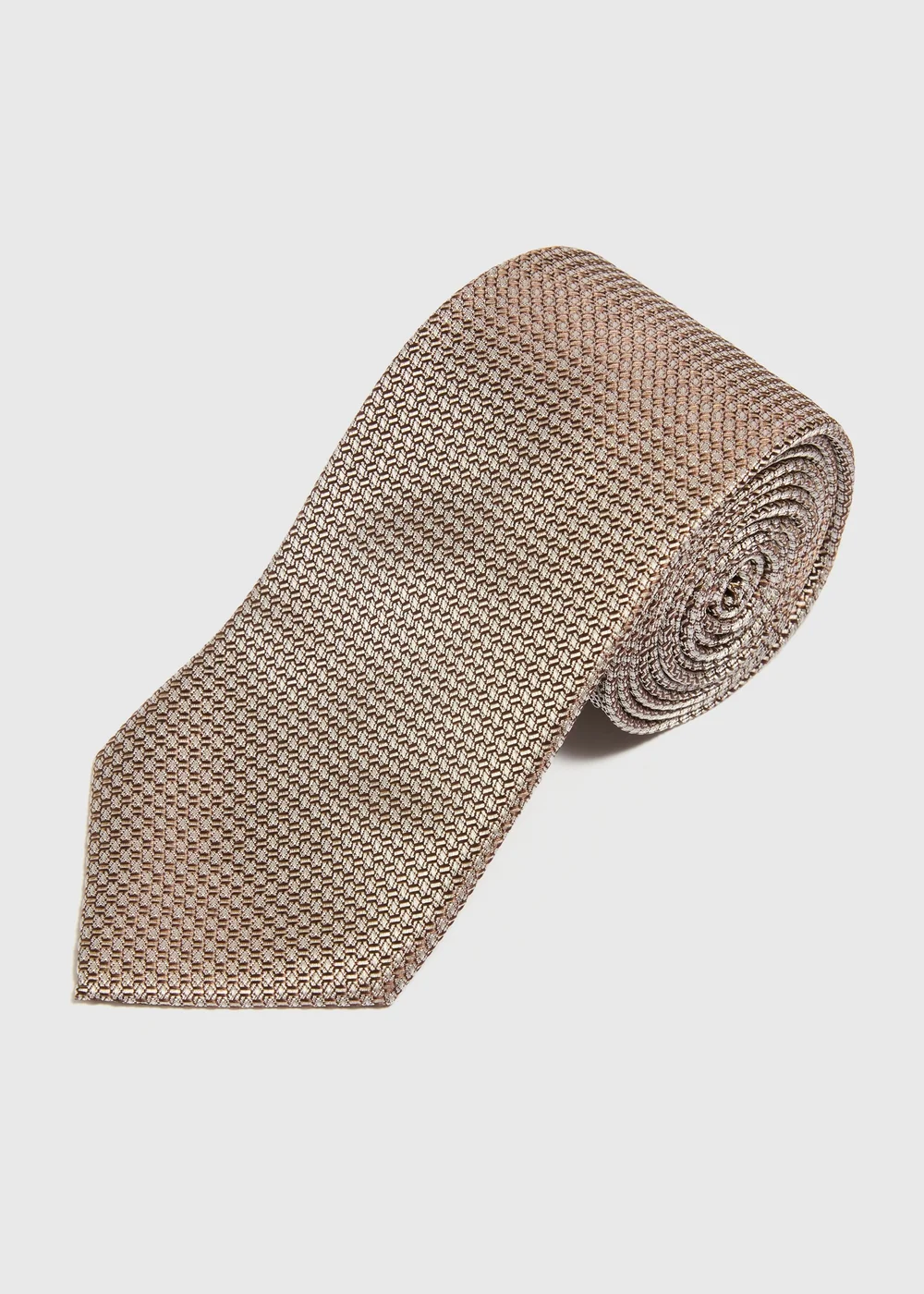 Taylor & Wright Stone Plain Textured Tie - One Size Image 1