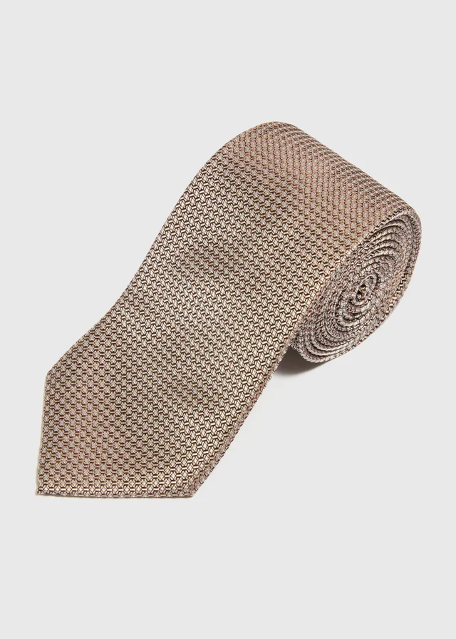 Taylor & Wright Stone Plain Textured Tie