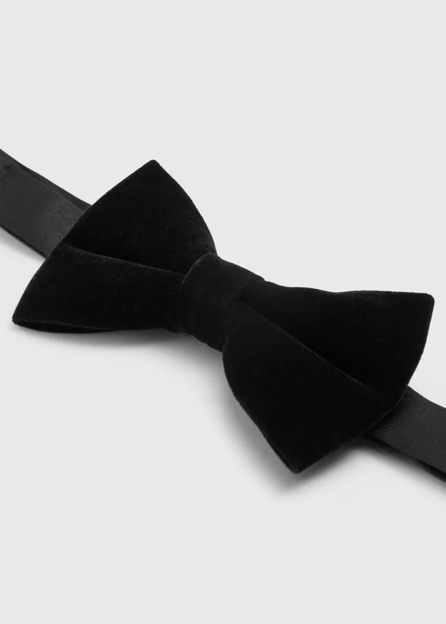 Taylor & Wright Black Velvet Bow Tie