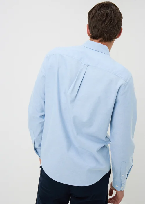 Blue Regular Fit Oxford Shirt - S Image 2
