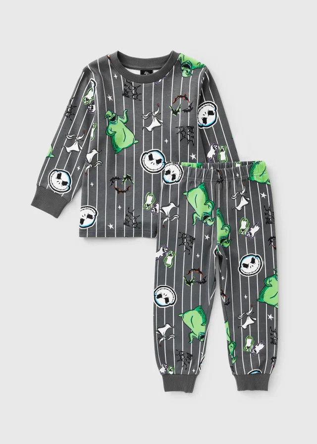 Disney Jack Skellington Boys Grey Pyjama Set (1-9yrs)
