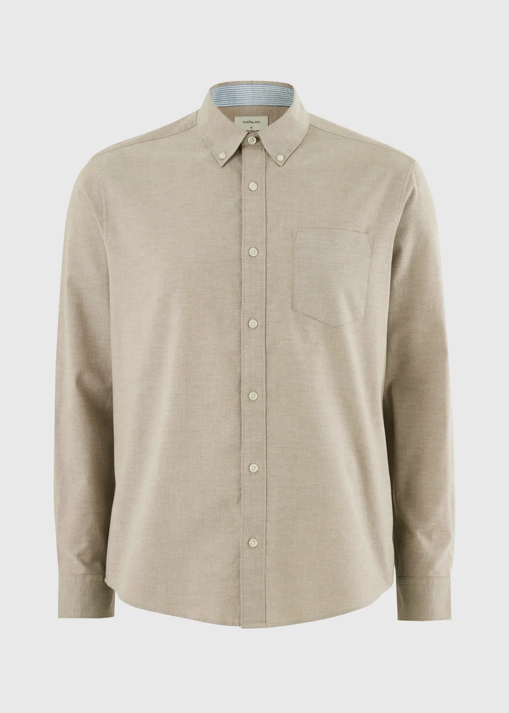 Stone Regular Fit Oxford Shirt - M Image 4