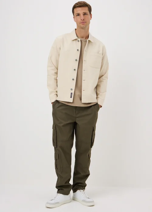 Ecru Denim Shacket - S Image 1
