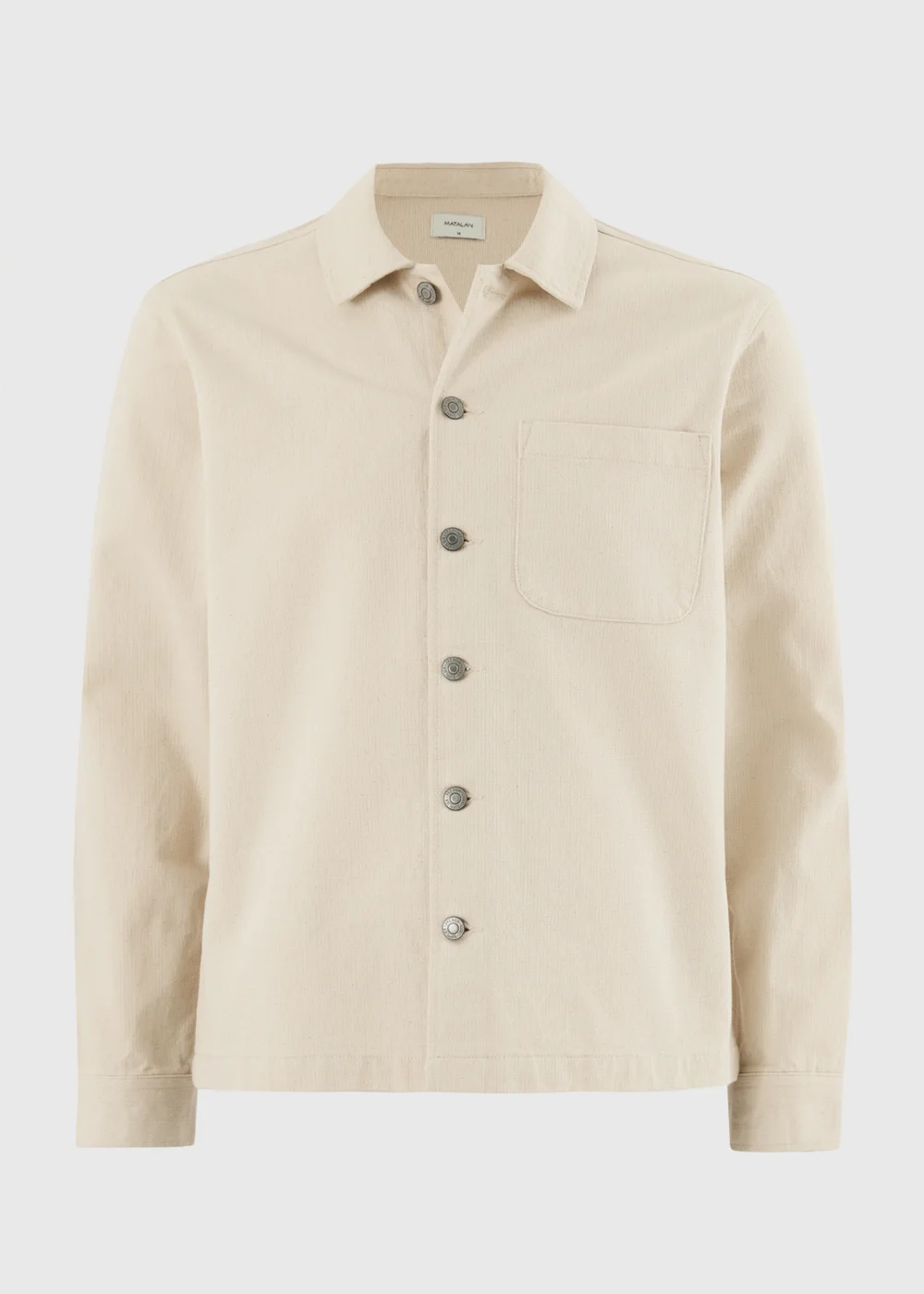 Ecru Denim Shacket - S Image 4